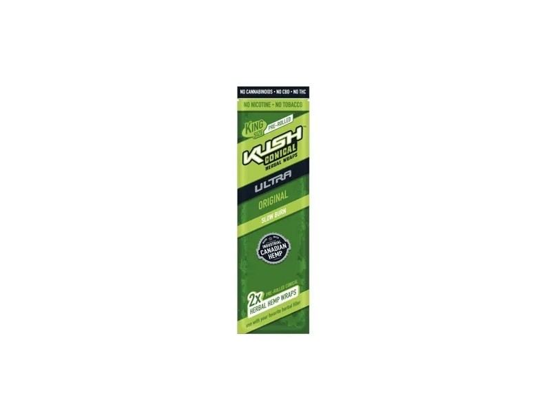 Kush Conica Herbal Wraps - ORIGINAL - 2 Unidades